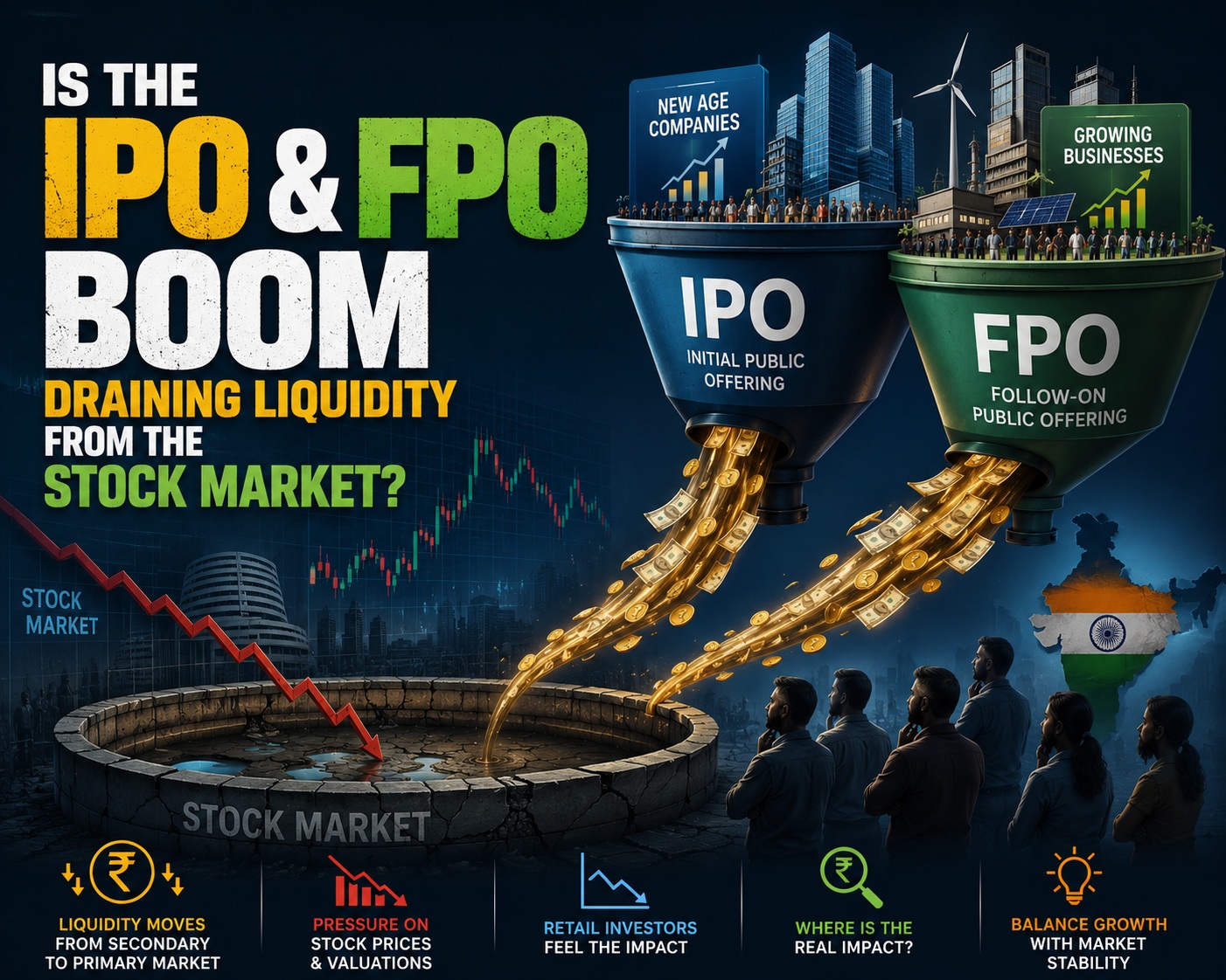 Is the IPO & FPO Boom Draining Liquidity from the Stock Market?